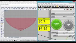 Deadrise and Hull Shape in Rhino Grasshopper, V2