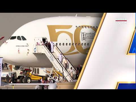 Dubai Airshow'da kaç uçak siparişi verildi?