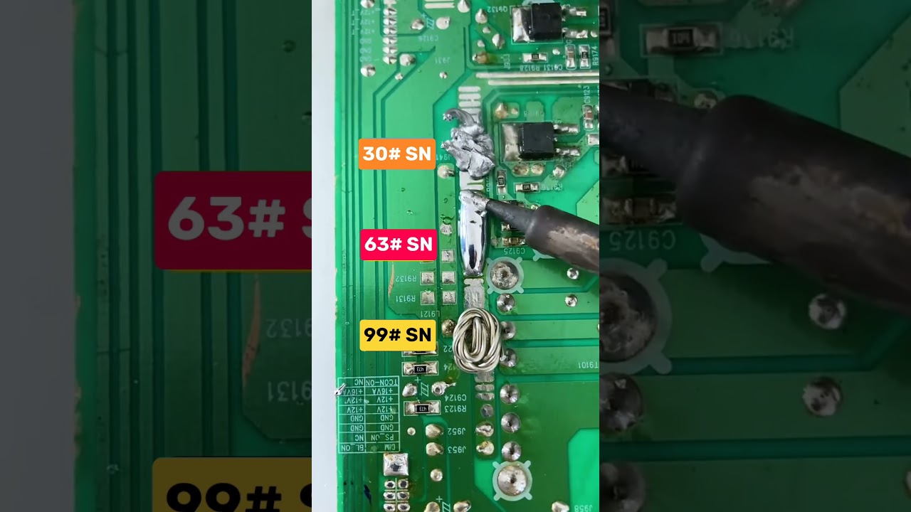 Smooth Flow, Bright Joints with 63% Solder Wire 