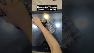 Cleaning The Tv Screen Sony Klv-32Nx520