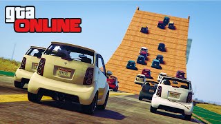 GROUP STUNTS & WACKY BUSTED! || GTA 5 Online || PC (Funny Moments)
