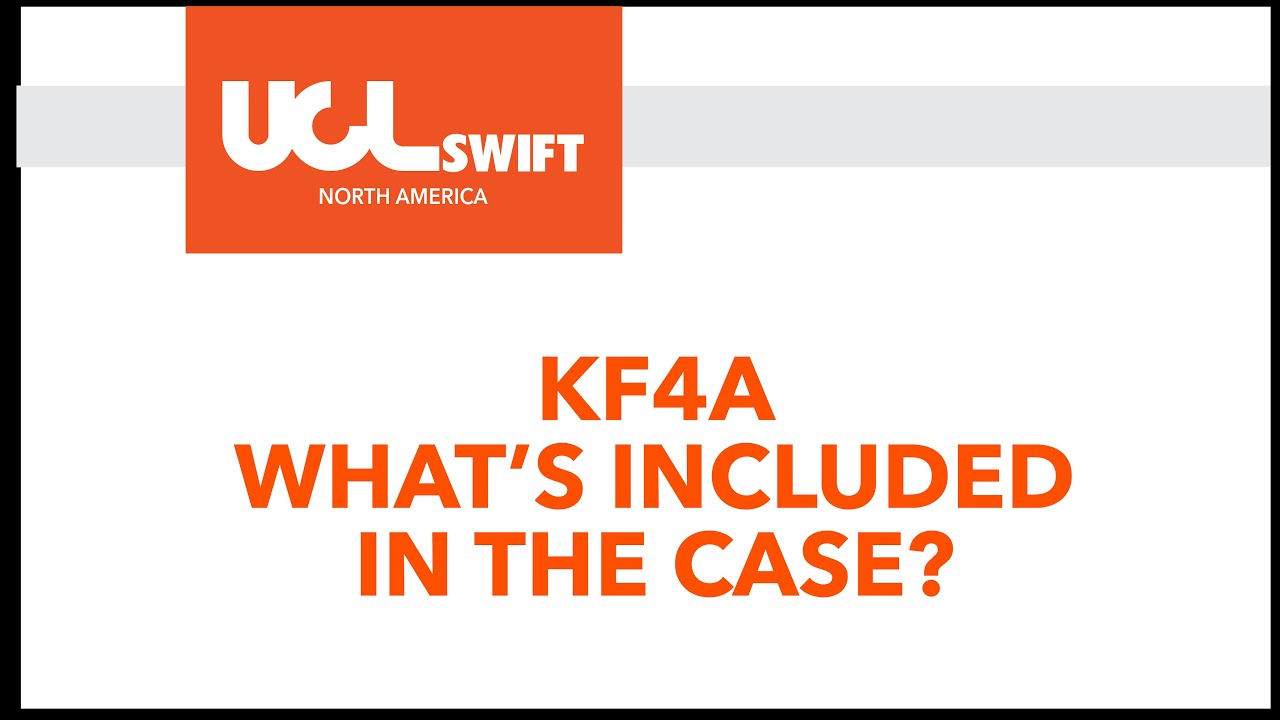 UCL Swift KF4A Fusion Splicer - What comes in the case?