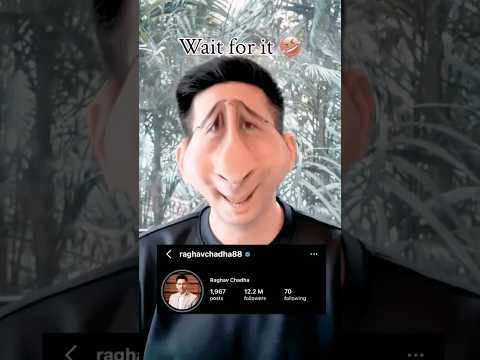 Raghav Chadda #raghavchadha #funnyshorts #dhruvrathee #shorts #bjp