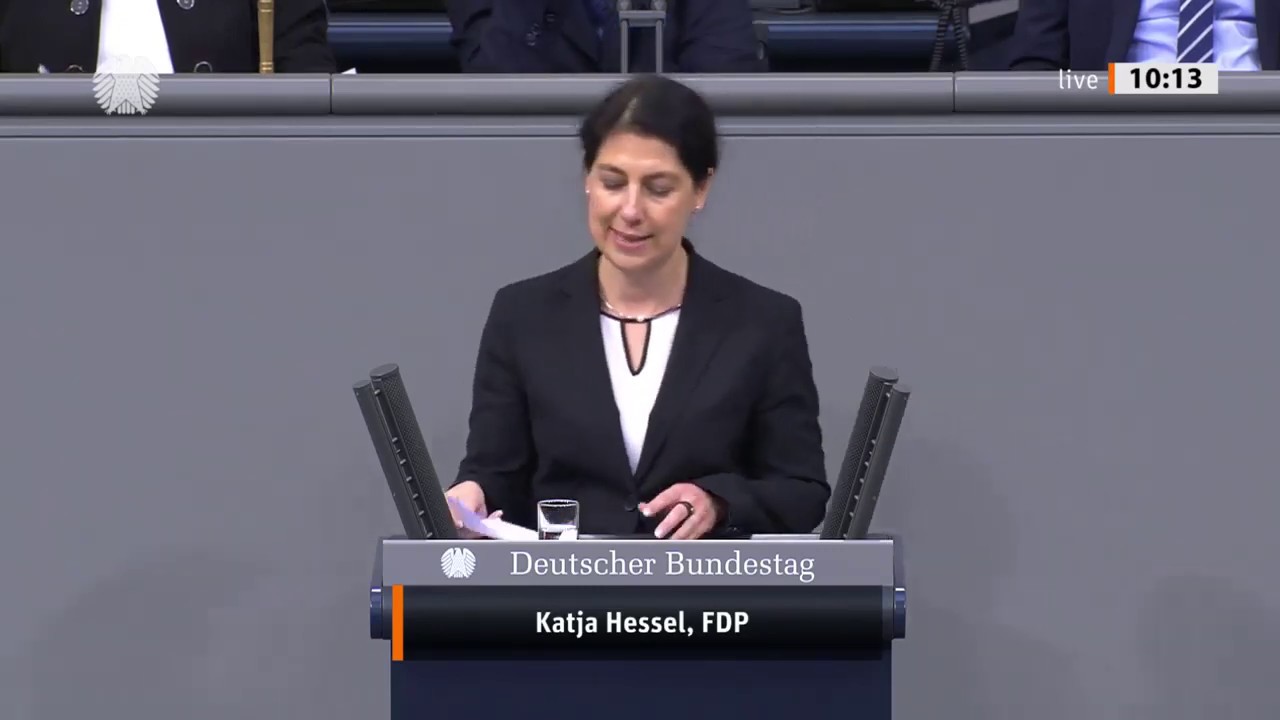 Katja Hessel (FDP) zum Klimaschutzgesetz am 15.11.2019 - YouTube