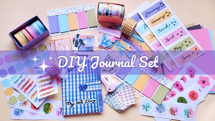 part-1) How to Make Journal Set at Home / DIY JOURNAL SET /DIY Journal kit  / DIY Journal Stationary 