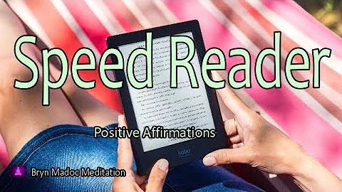 Speed Reader | Subliminal Affirmations | Anxiety Relief | Isochronic Tones | Improve Reading
