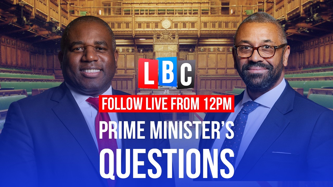 David Lammy vs James Cleverly at Prime Minister's Questions