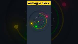 Create your own analogue clock using HTML CSS and JS! #html #css #javascript #coding #webdev #clock