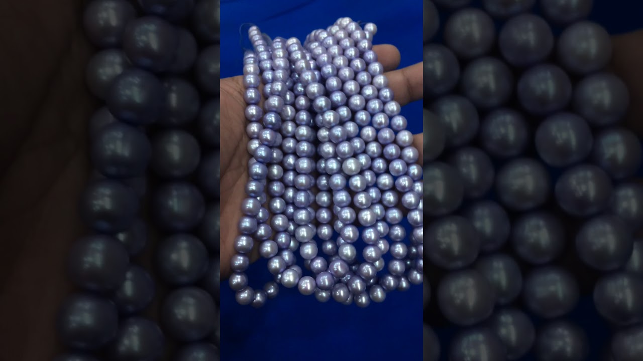Fresh water pearl beads. Bead size is 8 mm.