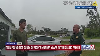 Teen found not guilty of mom's murder years after killing father