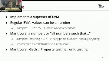 Property testing with Echidna and Manticore for secure smart contracts