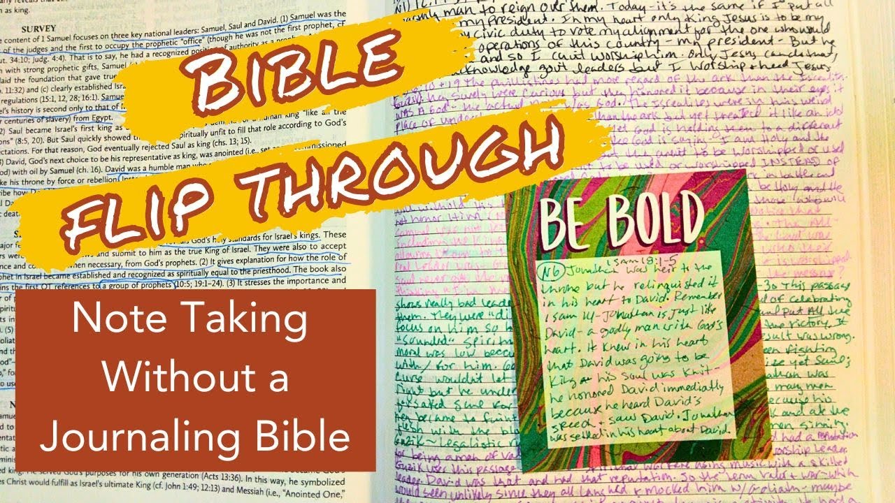 Bible Walkthrough of My Bible Study Notes - 1 Samuel, Judges, Luke ...