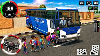 Simulatore di guida di scuolabus cittadino: Trasporto passeggeri in autobus urbano - Gameplay And... screenshot 1