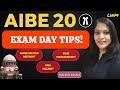 AIBE 20 : DO THIS ON EXAM DAY! | Exam Strategy | How to Approach the Paper in 3 Hours | Manasi Ma'am