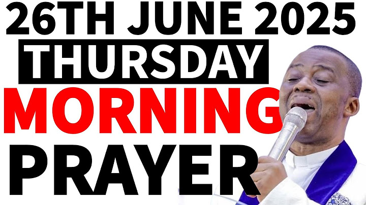 COMMAND THURSDAY MORNING DELIVERANCE PRAYER || JUINE 26, 2025 DR D.K OLUKOYA