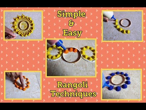 Making Rangoli is Very Simple & Easy (Part 2)