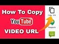 HOW TO COPY YOUTUBE VIDEOS URL.