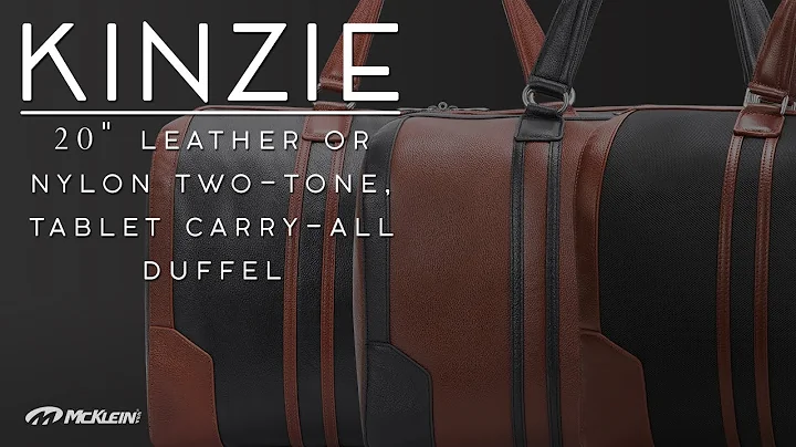 20'' Two-Tone, Tablet, Carry-All Duffel  THE KINZI...