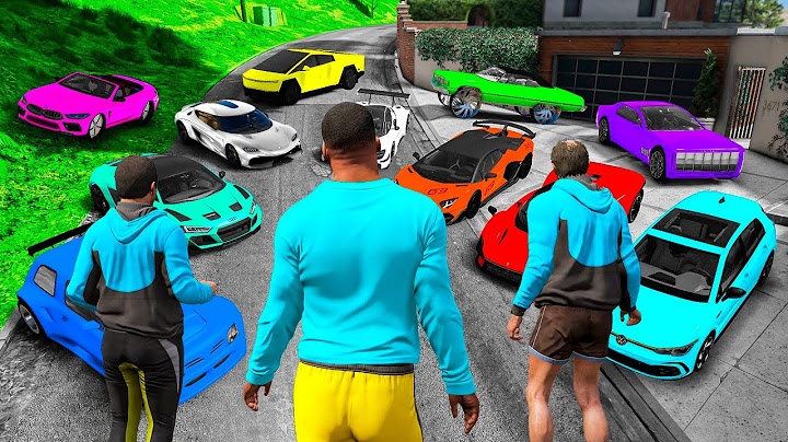 COLECIONANDO CARROS DE TODO MUNDO NO GTA 5 - O FILME