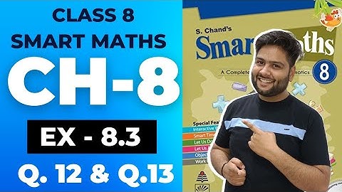 Smart Maths Class 8, Chapter - 8 || Exercise 8.3 || Percentage and It