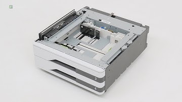 CS943/CX942/CX943/CX944/XC9445/XC9455/XC9465—Installing the 2x520-sheet tray
