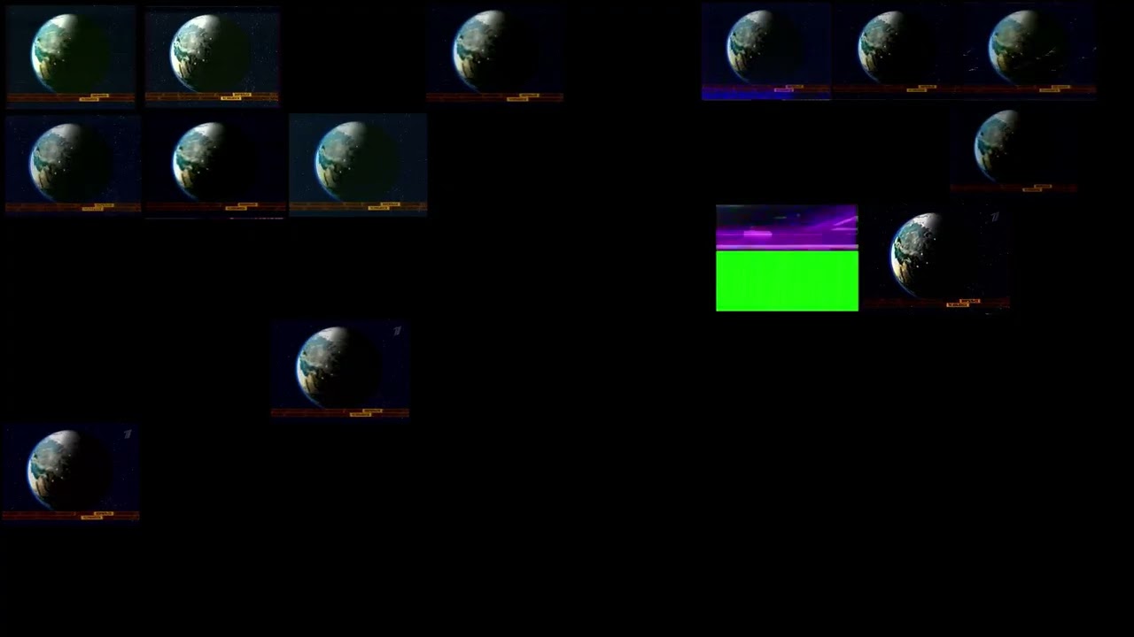 Конец эфира Подборка заставок Первый канал 2000-2019 (Reupload)