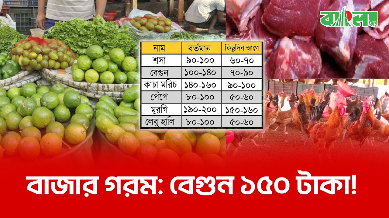 সেঞ্চুরি পার করল শসা-বেগুন! সিন্ডিকেটের কবলে ইফতার বাজার—নাকি সরবরাহ কম?