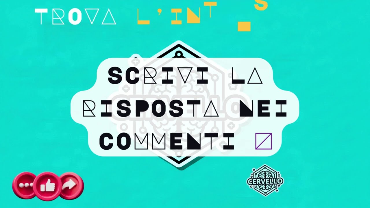 🧠 TROVA L’INTRUSO! Solo un VERO GENIO ci Riesce