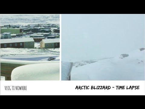 IQALUIT ARCTIC BLIZZARD - TIME LAPSE - YouTube