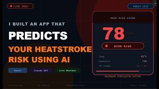 HeatSafe AI — I Built an App That Predicts Your Heatstroke Risk Using AI screenshot 1