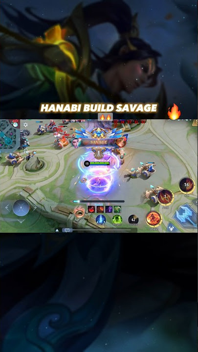 BEST BUILD HANABI SAVAGE NO.1 🔥 #mlbb #klik.subscribe