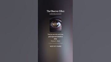 The Observer Effect #music #quantumphysics #ai #selfaware #song #shorts