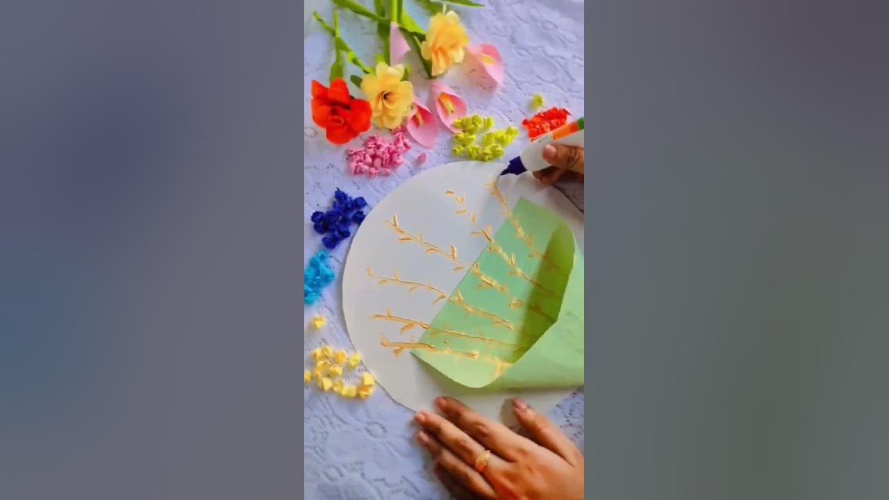 Easy diy with colourful paper or craft paper YouTube
