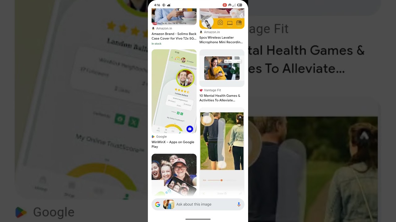 Google Lens bottom search bar demo