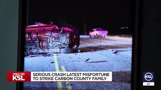 Serious crash latest misfortune to strike Carbon County family