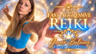 ASMR 1 Hour Fast Aggressive Reiki ⚡ Remove Negative Energy & Restore Inner Peace (No Talking)