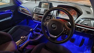 POV How To Install Ambient Lights | BMW 2 Series F22 Ambient Lighting Install | RGB LED Car Interior