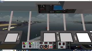 Queen Anne Leaving Southampton on her Maiden Voyage in VSNG