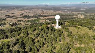 Stunning 4k Views Marburg Weather Radar west of Brisbane (QLD)