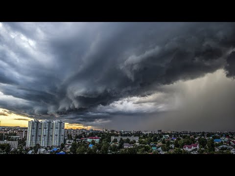 Шквальный ветер и грозы в Казахстане. Погода в СНГ