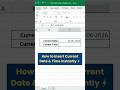 Insert Current Date & Time Instantly in Excel ⏰ #excel #exceltips #ParminderSinghAnalytics #data