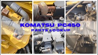 Komatsu PC450 Excavator Inspection & Part Numbers Lookup | FridayParts Video Catalog