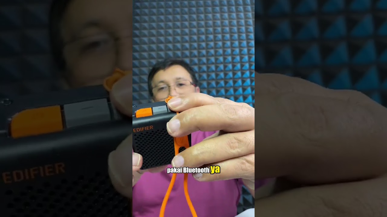 EDIFIER MP85 Speaker Bluetooth Mini Portable Vocal Stereo Rechargeable BT 5.3 Lightweight 70g