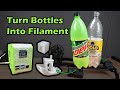 I turned pet bottles into a 3d printed pi case  diy bottle recycler