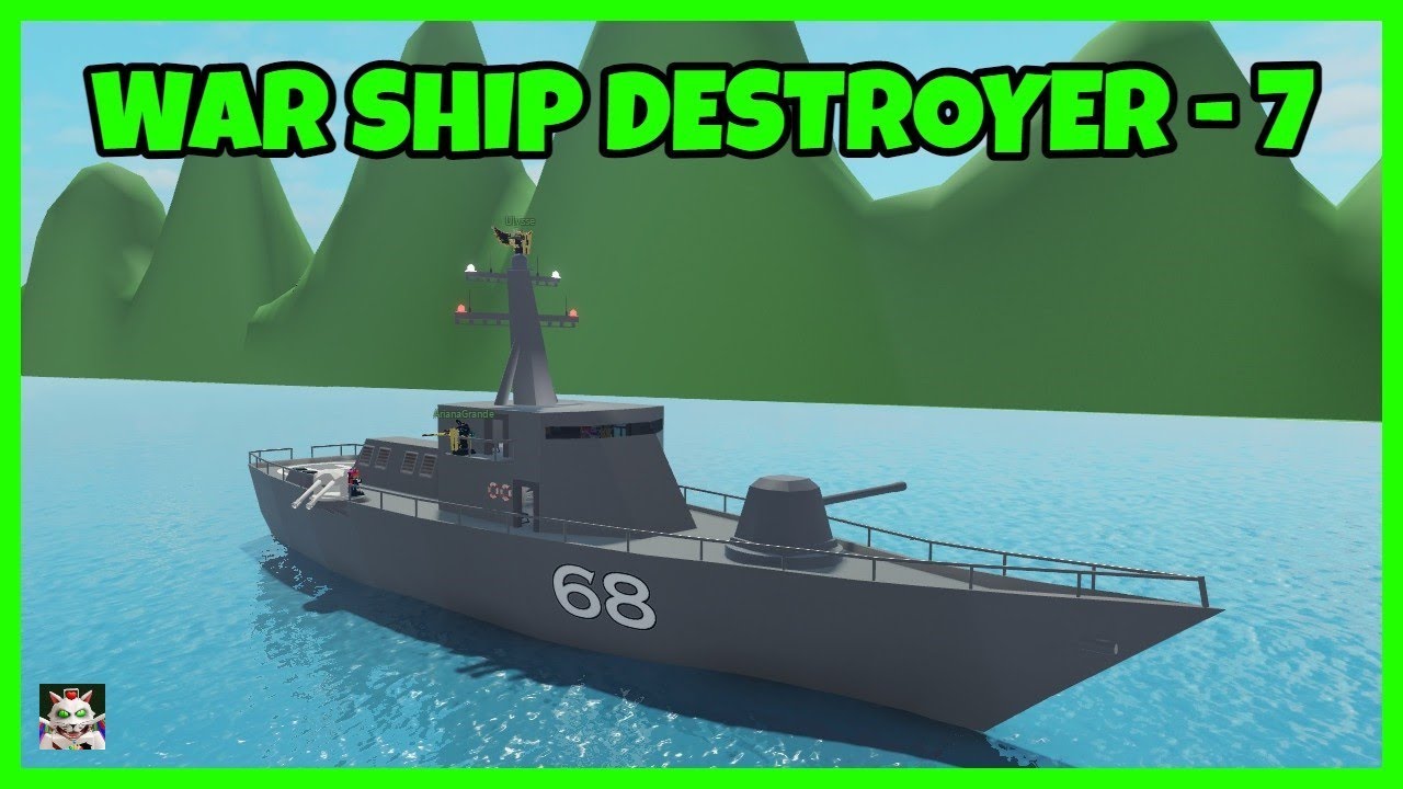 War ship Destroyer! Beginner to Pro Episode 7 - SharkBite (Roblox ...