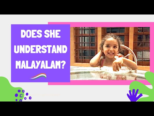 FUNNY! This kid says she can't understand Malayalam! Spoiler-It's all LIES!  