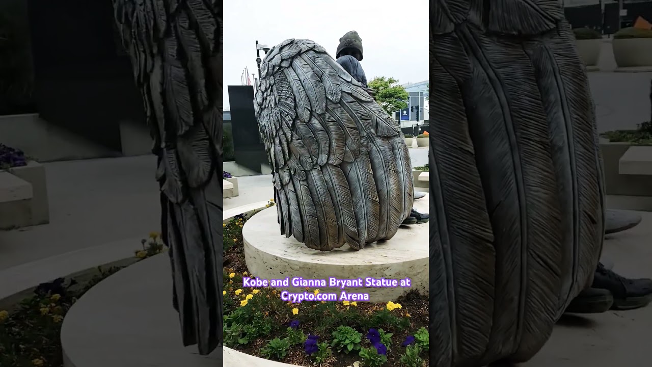 Kobe and Gianna Bryant Statue at Crypto.com Arena. Great to see it in  person! - YouTube