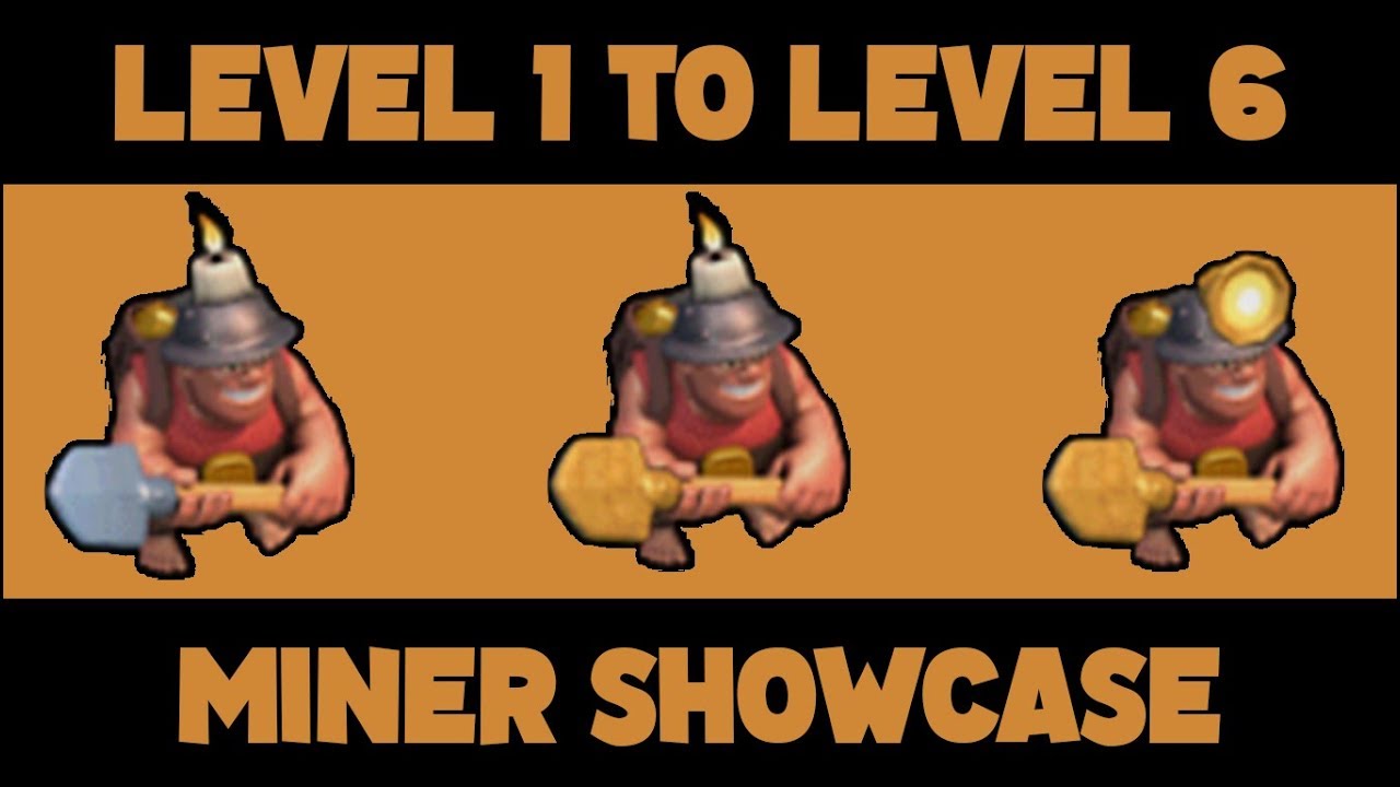 [Level 1 to Level 6] Miners all levels comparison All Levels Showcase