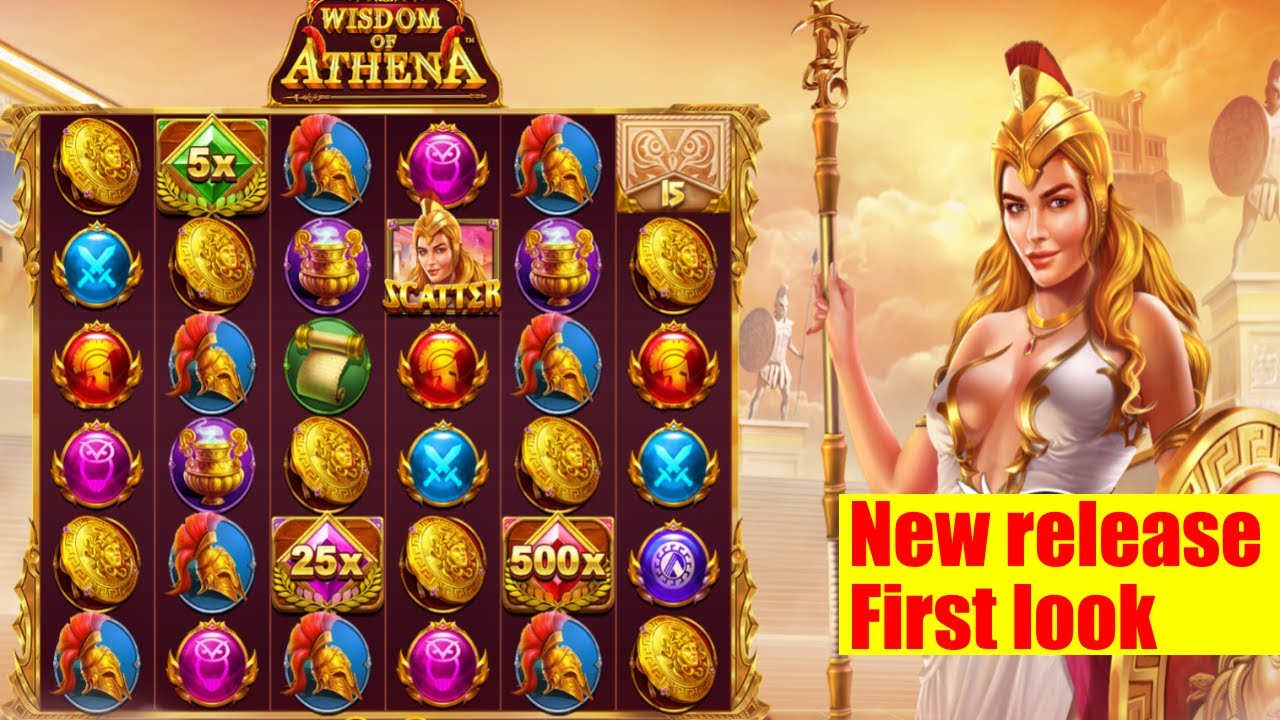 WISDOM OF ATHENA - BRAND NEW GAME by Pragmatic Play - FIRST LOOK AND NICE  WIN - BONUS BUY ONLINE - YouTube