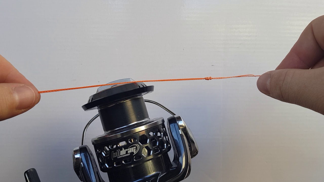 How to Tie Line to Reel Spool - Arbor Knot Tutorial 